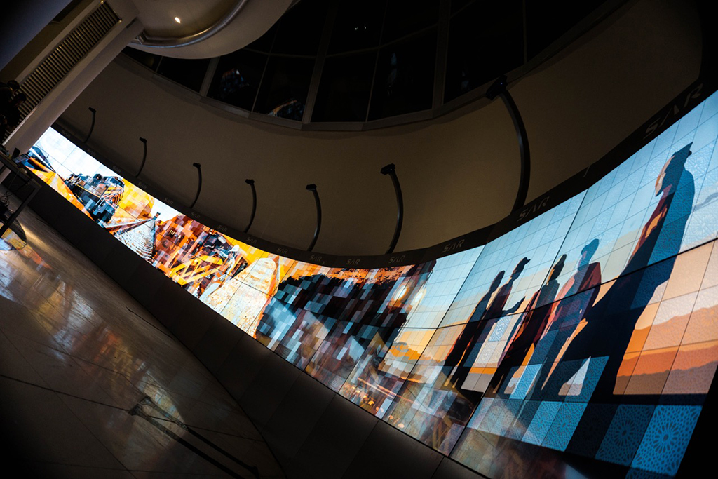 INTERACTIVE VIDEOWALL RIYADH 2017