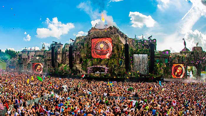 TOMORROWLAND BULLET TIME RIG INSTALLATION